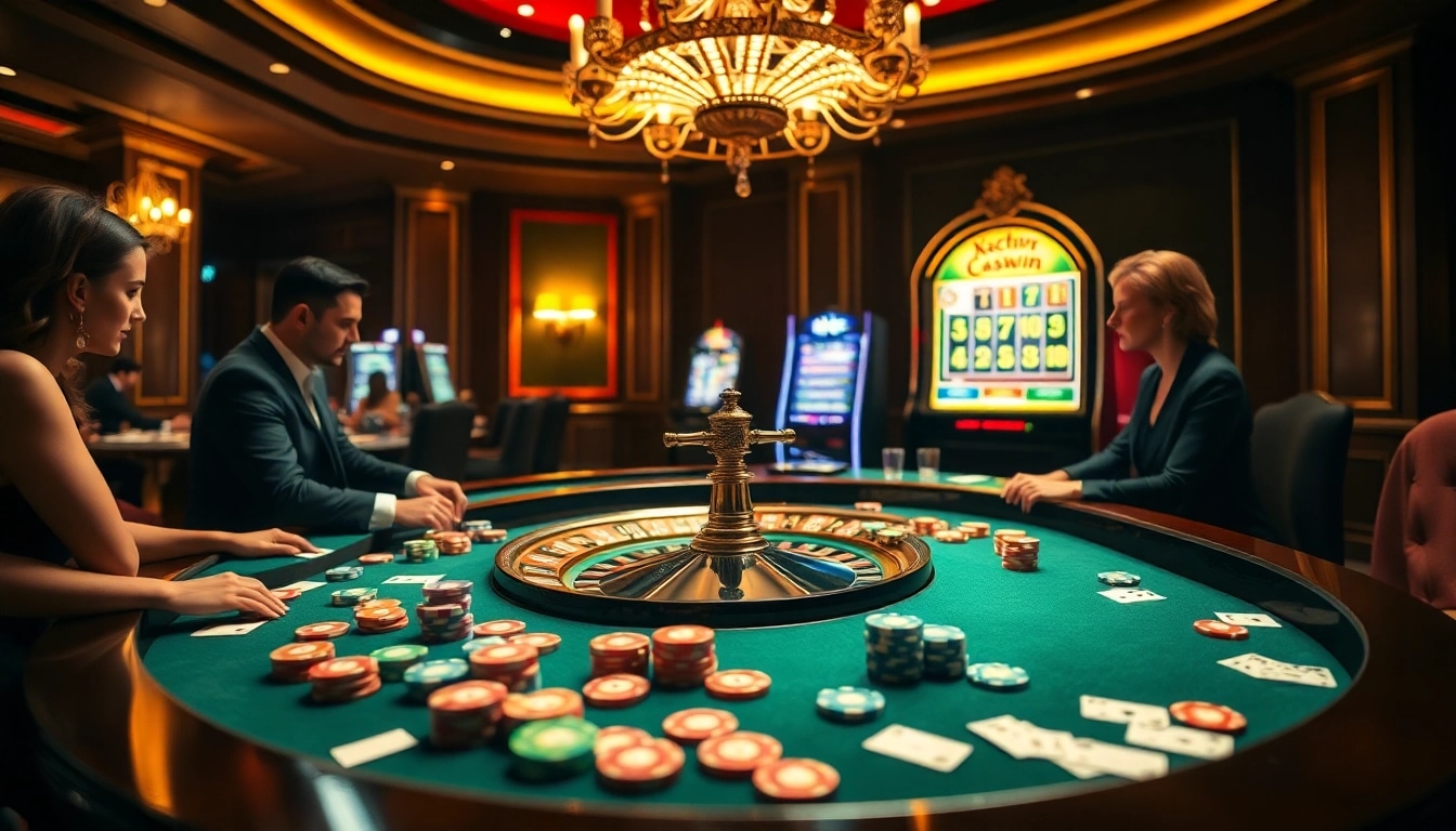 Exciting game at Luckywin casino featuring roulette and vibrant betting action.