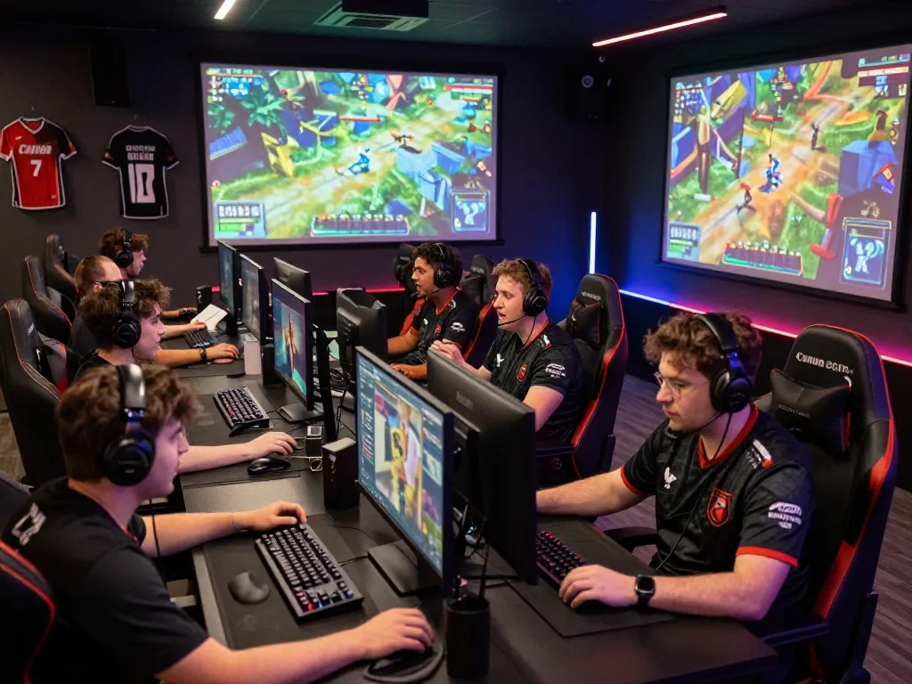 Online gaming community at LIGASEDAYU tournament showing vibrant competition.