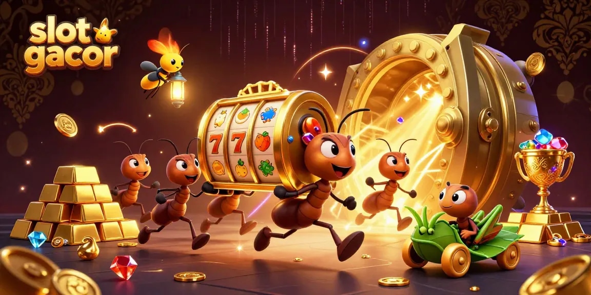 Slot gacor memberikan peluang menang dengan mesin slot raksasa dan simbol keberuntungan.