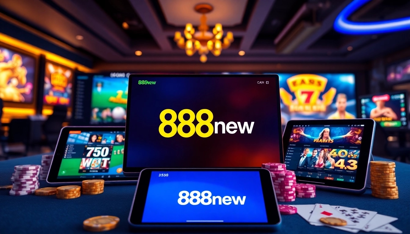Explore the exciting world of 888new online casino with vibrant games and a sleek interface.