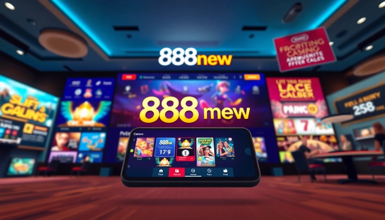 Experience thrilling games and secure betting with 888new's modern online platform.
