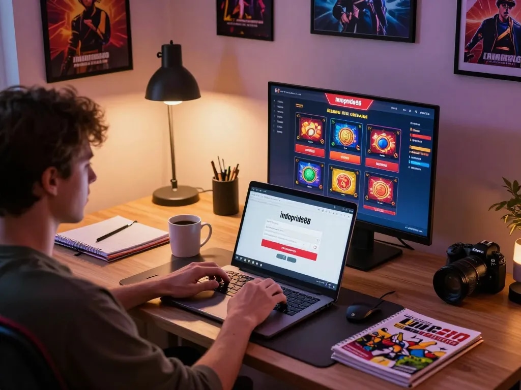 Engaging online gaming setup for indopride88 login process showcasing interactive casino interface.
