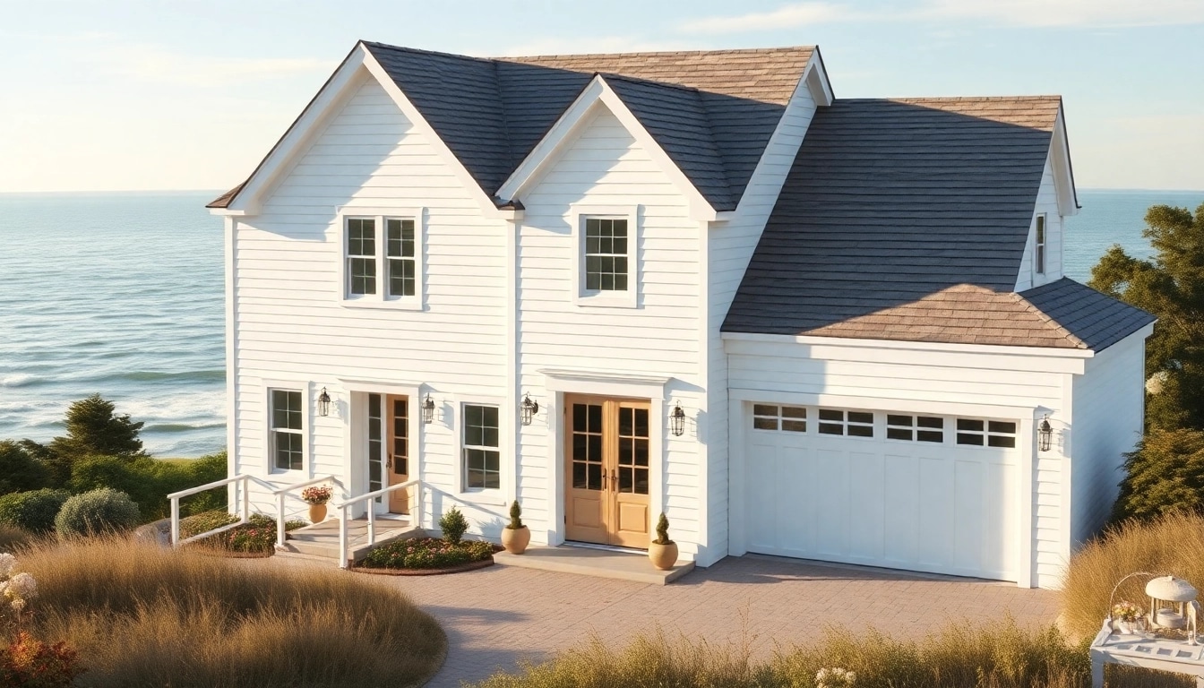 Enhance your lifestyle with a stunning cape cod home featuring an elegant attached garage.