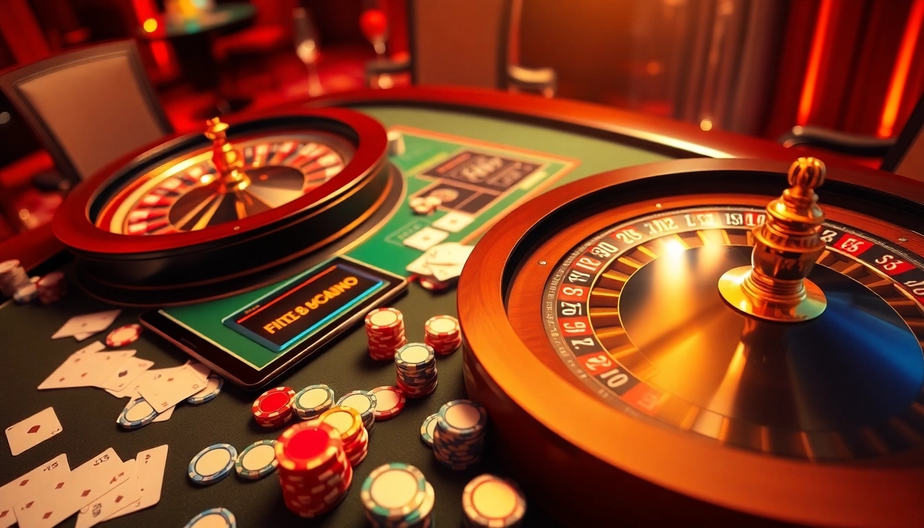 Play exciting casino games at RR88 featuring luxurious poker tables and roulette wheels.