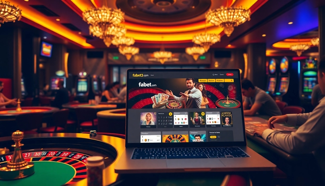 Experience the thrilling action at fabet3.com with vibrant casino visuals and dynamic gameplay.