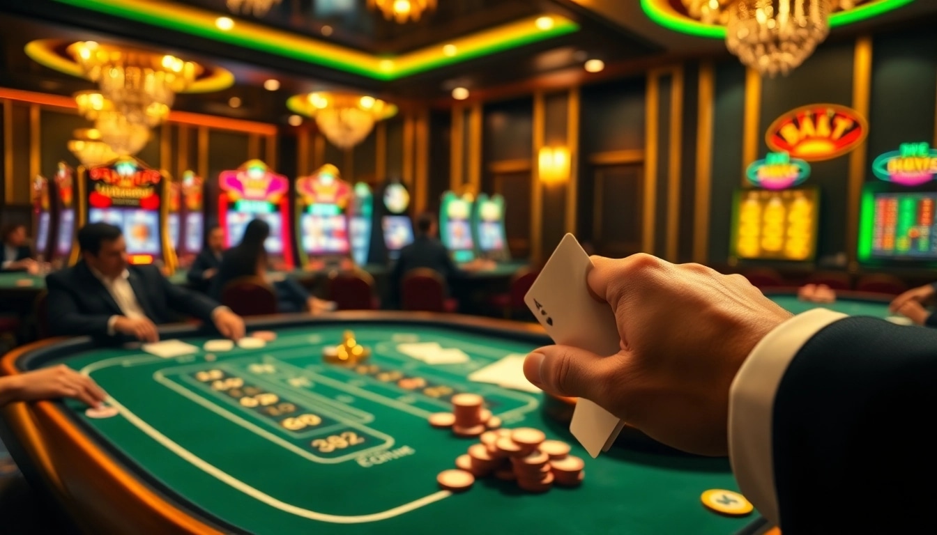 Experience thrilling gameplay at a casino table highlighting 88t for strategic betting.