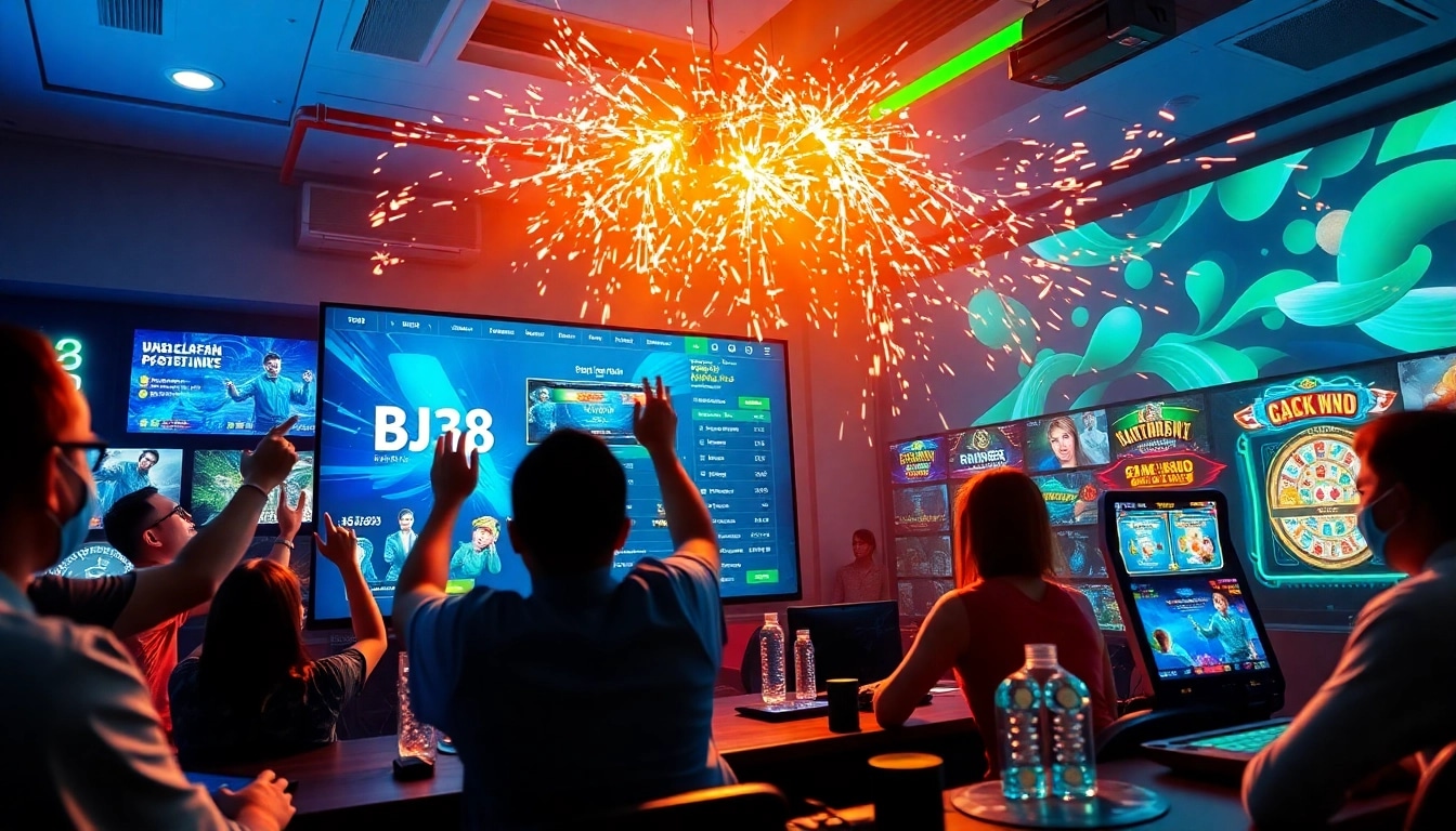 BJ38 online gaming platform showcasing immersive interface and dynamic gameplay