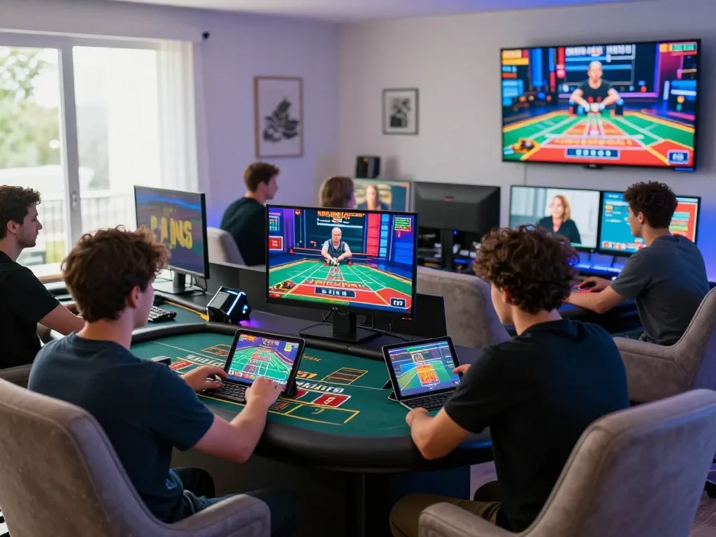 Engaging players at an online casino interface on https://dola88vn.com/, showcasing live dealer action and strategic gameplay.