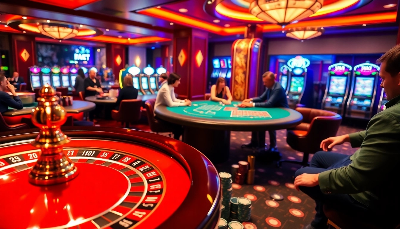 Experience the thrill of luck8 with players engaging in intense casino action.