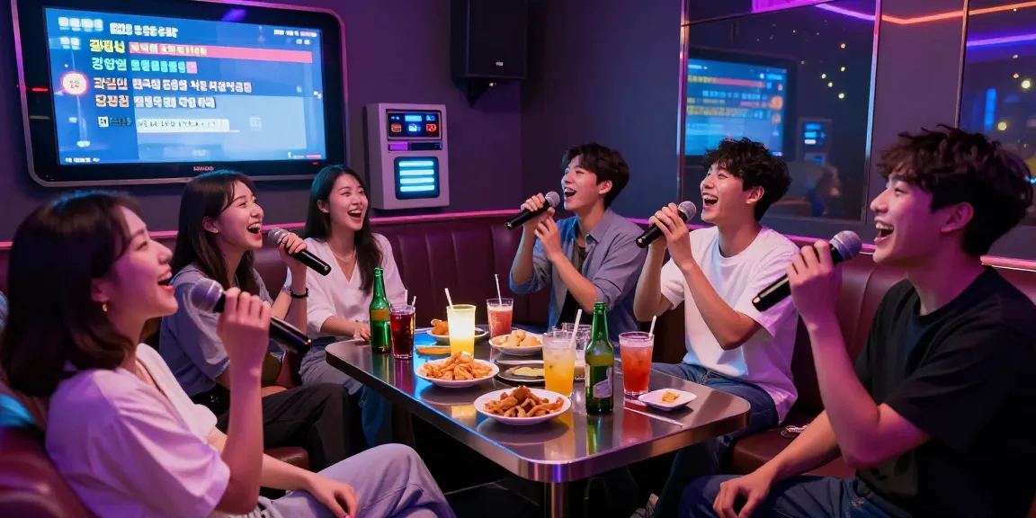 강남 도파민에서 친구들과 즐거운 시간을 보내는 모습