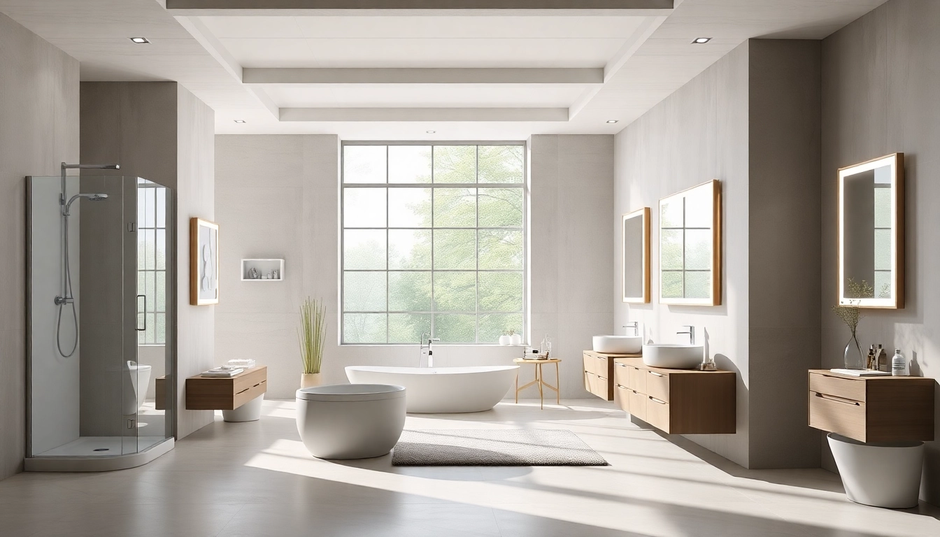 Vibrant display of sirhona fr products for modern bathrooms, emphasizing style and elegance.