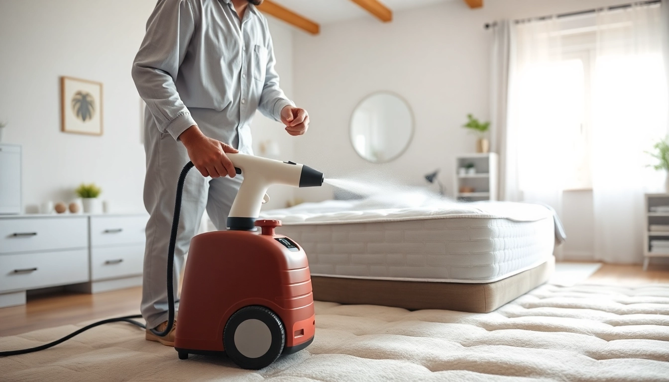 Exterminator applying affordable bed bug control techniques to eliminate pest issues efficiently.