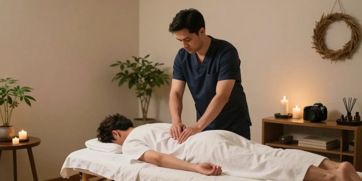 포항마사지 전문 남성 마사지 실내 풍경과 편안한 분위기
