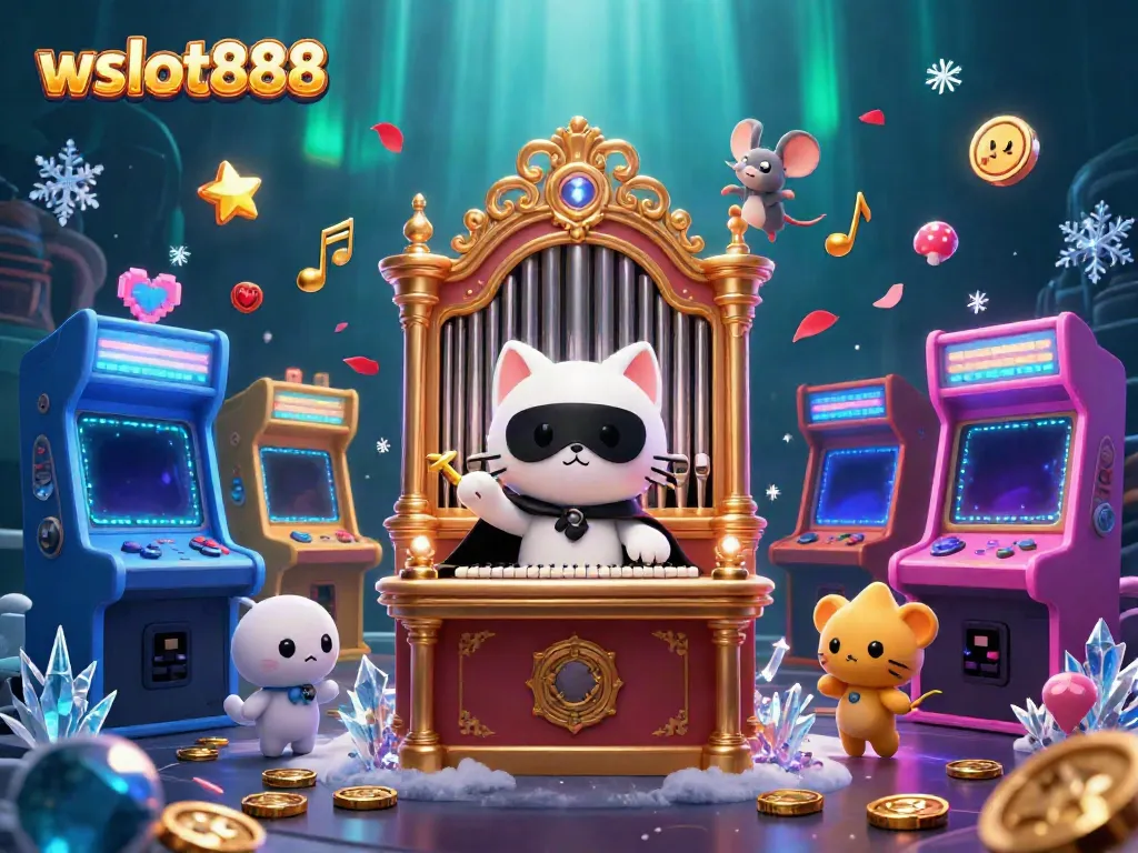 Menggali jackpot pada wslot888 dengan kucing bertopeng beraksi di kasino.