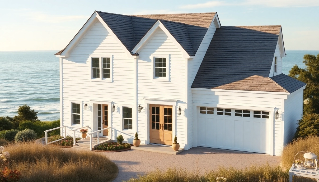 Enhance your lifestyle with a stunning cape cod home featuring an elegant attached garage.