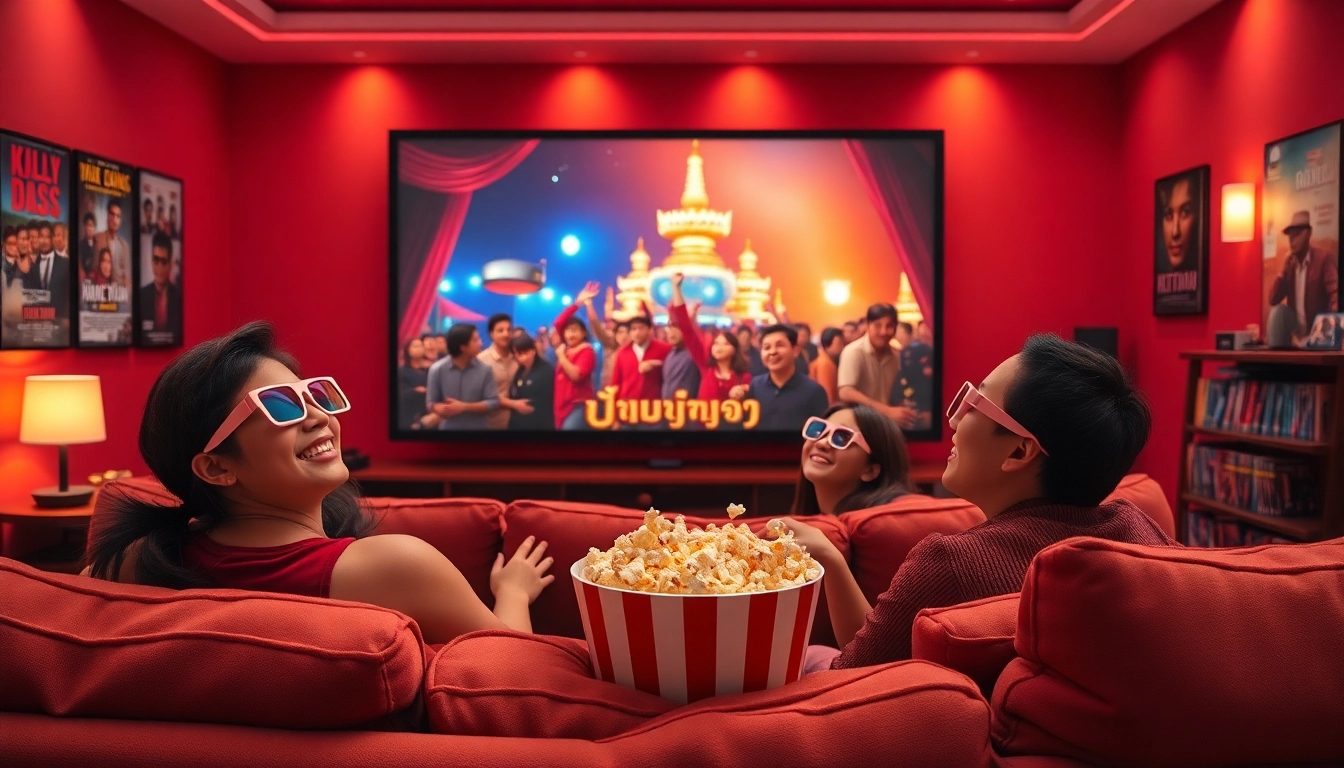 สนุกกับการดูหนังออนไลน์ที่บ้านในบรรยากาศอบอุ่น