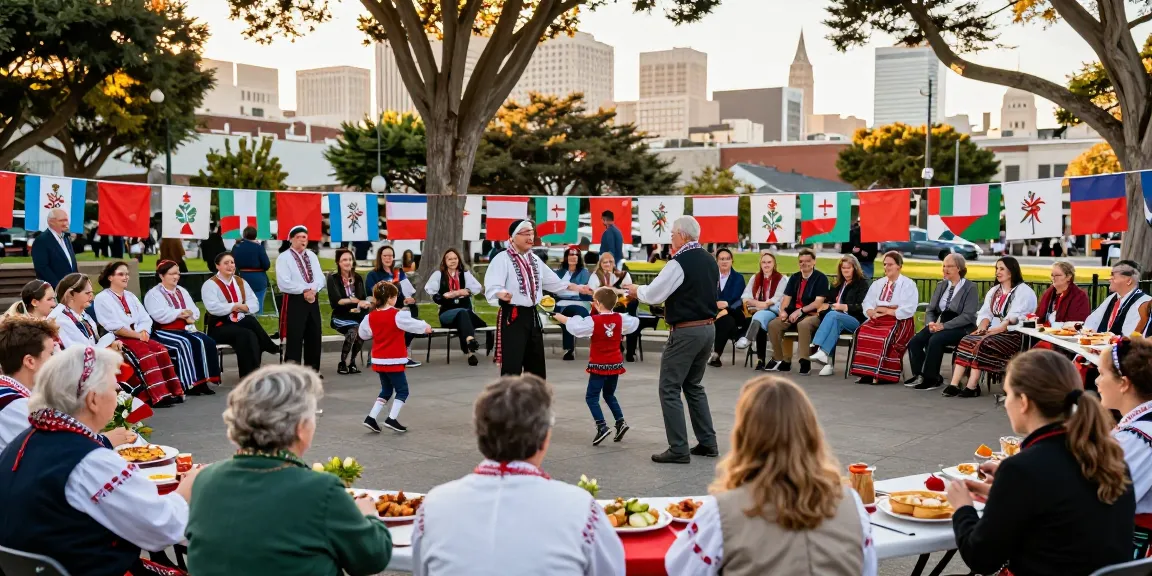 Community gathering at https://www.sfpol.com/ showcasing Polish culture in San Francisco with diverse activities and engagement.