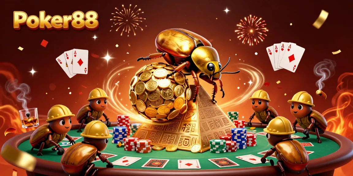 Engage with Poker88's dynamic card games through an immersive casino-themed illustration.