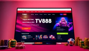 TV88 online gambling platform showcasing user-friendly interface and vibrant gaming options.