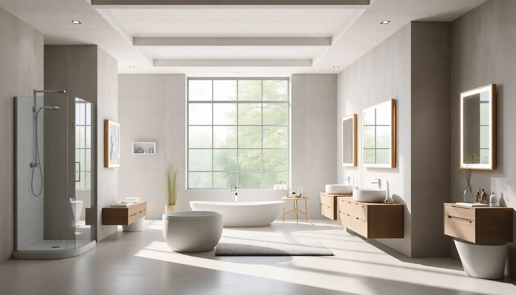 Vibrant display of sirhona fr products for modern bathrooms, emphasizing style and elegance.