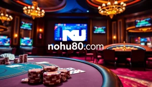 The vibrant gambling scene with nohu90 com showcasing a thrilling online casino experience.