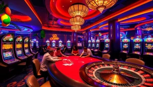 Experience the thrill of gambling in Rio with vibrant casino games and luxury vibes.