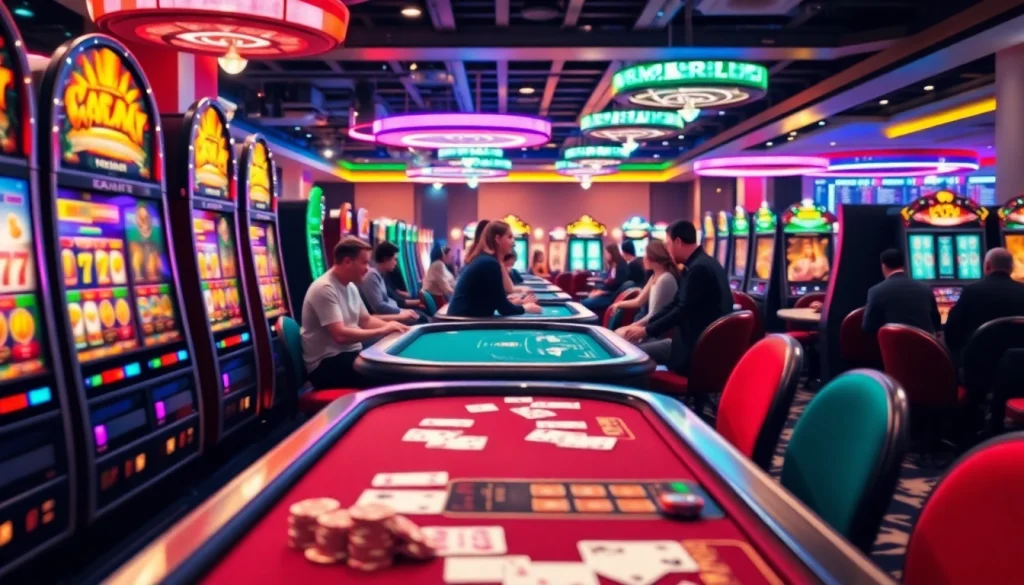 Experience the excitement of online casino Canada with vibrant gaming scenes and engaging gameplay.