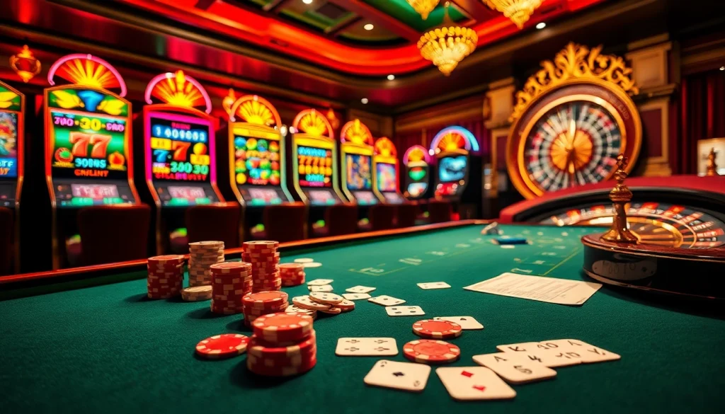Experience thrilling gameplay at S8 casino with vibrant tables and exciting jackpots.