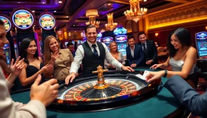 Experience the thrill of betting at 79king’s luxurious casino setting with roulette and poker.