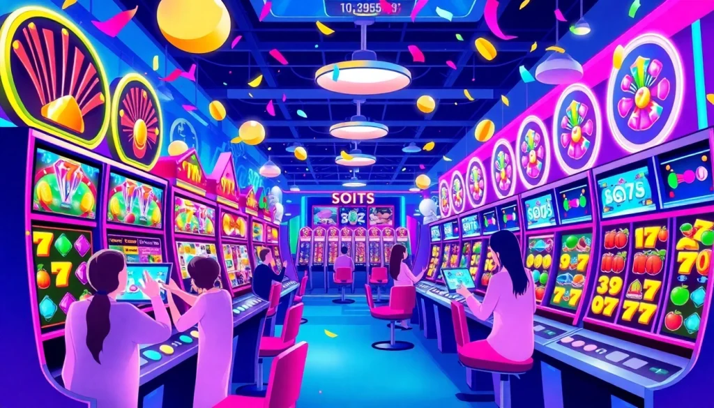 Menangkan slot pulsa 5000 dengan antusiasme di antarmuka permainan slot online yang ceria.