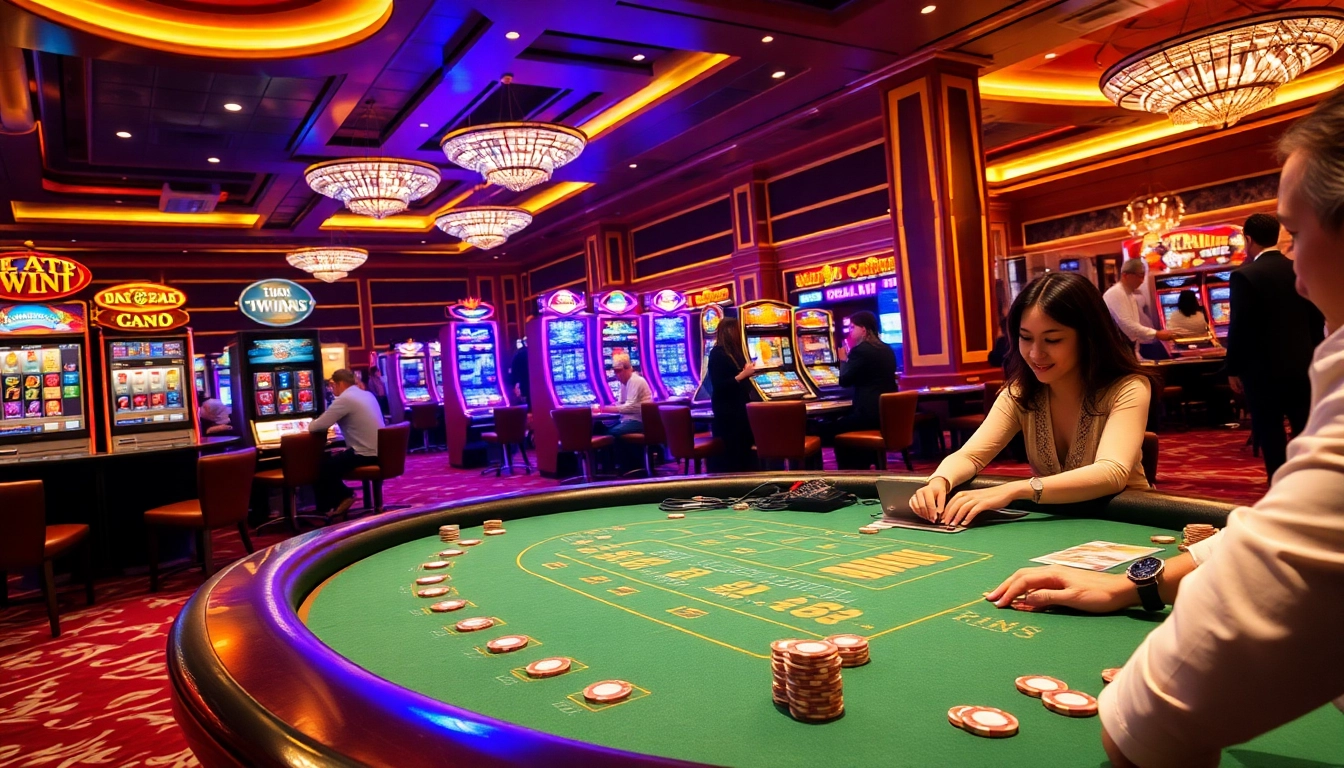 Engage with the excitement of winning bets at 98win vin with vibrant casino gameplay visuals.