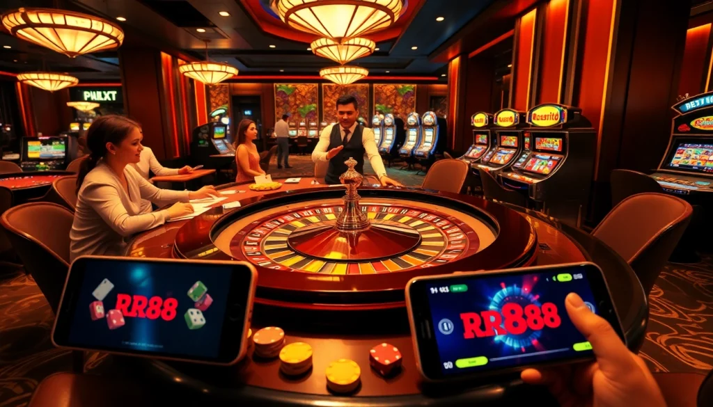 Experience thrilling gameplay at https://rr88co.net/ with vibrant casino elements and engaging players.