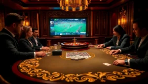 Experience high-stakes poker action at vaoluoitv's top casino table.