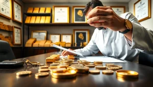 Valuta oro e gioielli pregiati nel servizio di compro oro professionale.