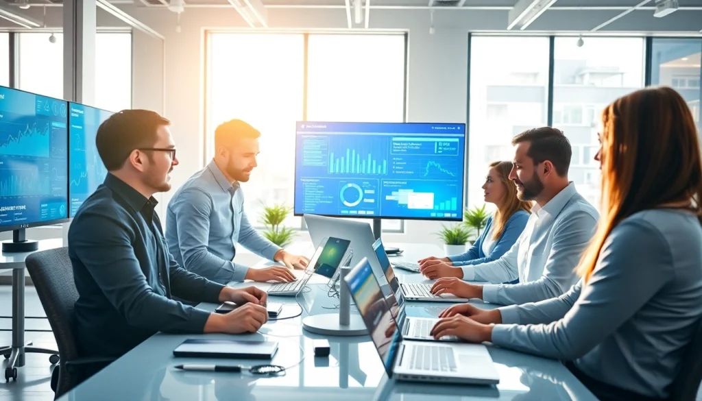 Discover business automation experts near me providing solutions in a collaborative office environment.