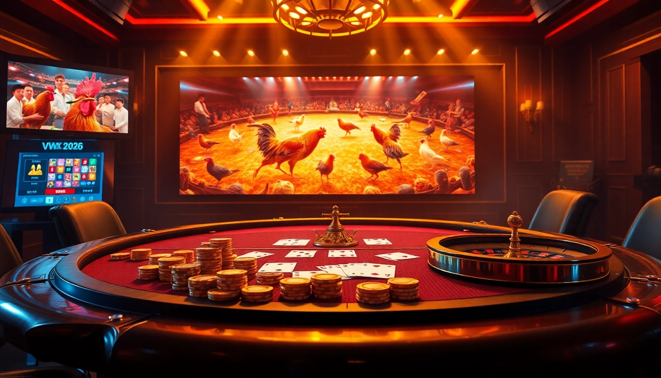 Experience the thrill of đá gà vmax 2026 with a vibrant online gambling scene filled with excitement and luxury.