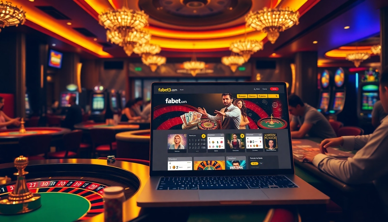 Experience the thrilling action at fabet3.com with vibrant casino visuals and dynamic gameplay.
