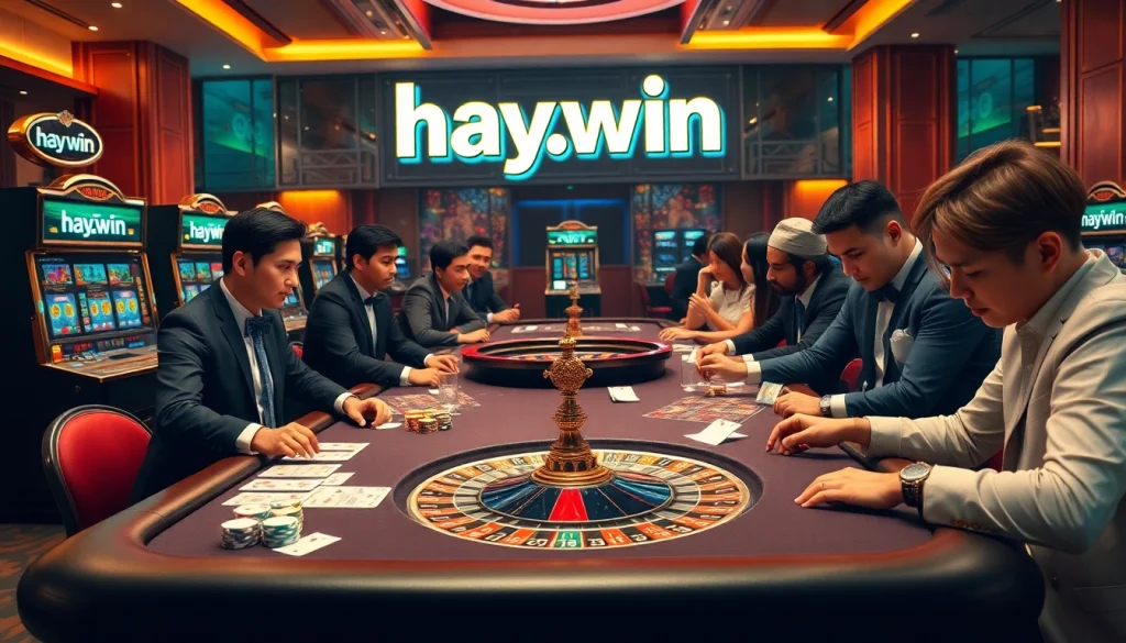 Experience the thrill of winning at the casino with hay.win's exciting game features and luxurious atmosphere.