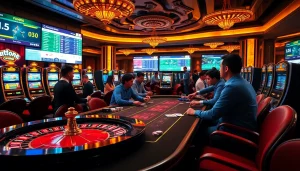 Players enjoying high-stakes gambling with vaoluoitv's vibrant online betting interface.