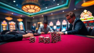 Trải nghiệm sự hứng khởi của cờ bạc với betvip App tại bàn poker sang trọng.