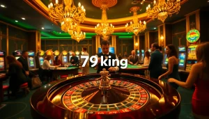 Experience the excitement of betting at 79 king in a luxurious casino setting.
