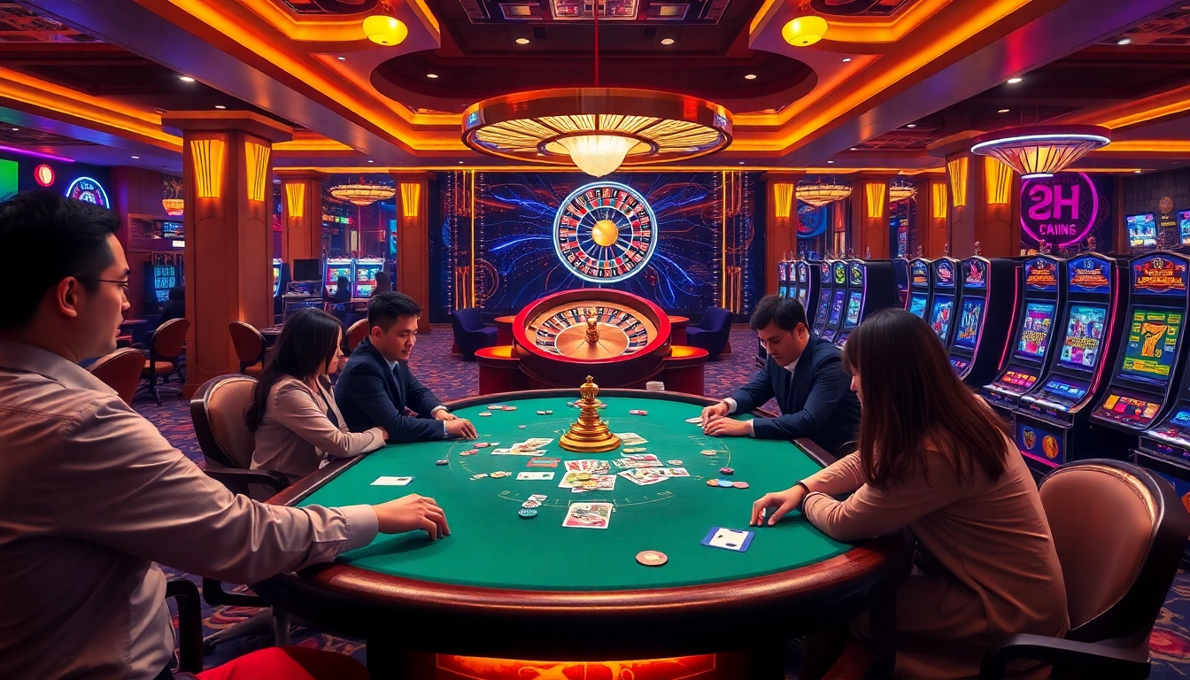 Engaging players in a vibrant 68 game bài ambiance with cards and casinos.