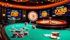 Engaging casino scene showcasing table games and online betting options at https://xx88.nl/ for thrilling experiences.