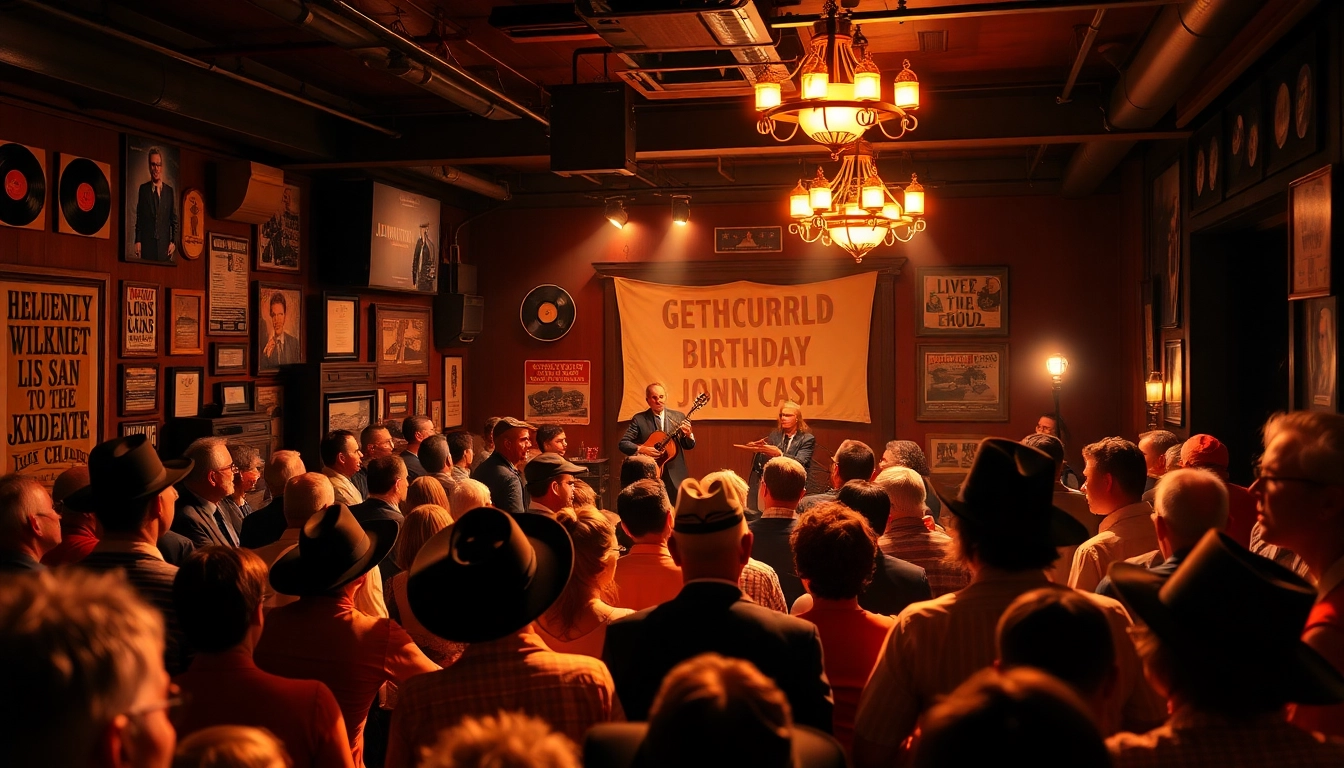 Celebrate Johnny Cash's legacy at johnnycashbirthday.com with lively performances and vintage Americana decor.
