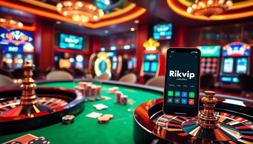 Experience thrilling gameplay on Rikvip with vibrant casino games and high-stakes excitement.