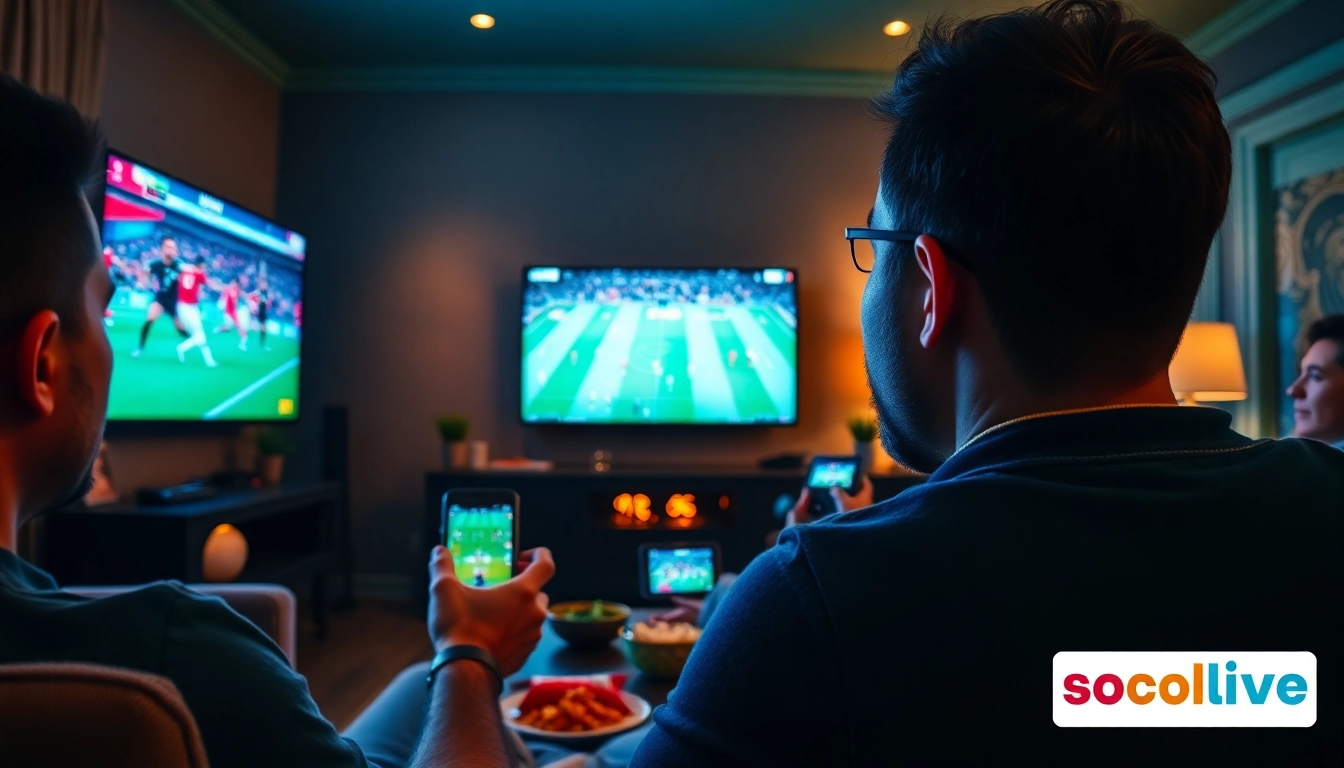 Experience live football streaming on socolive.com.co with vibrant game views and engaging fan interactions.
