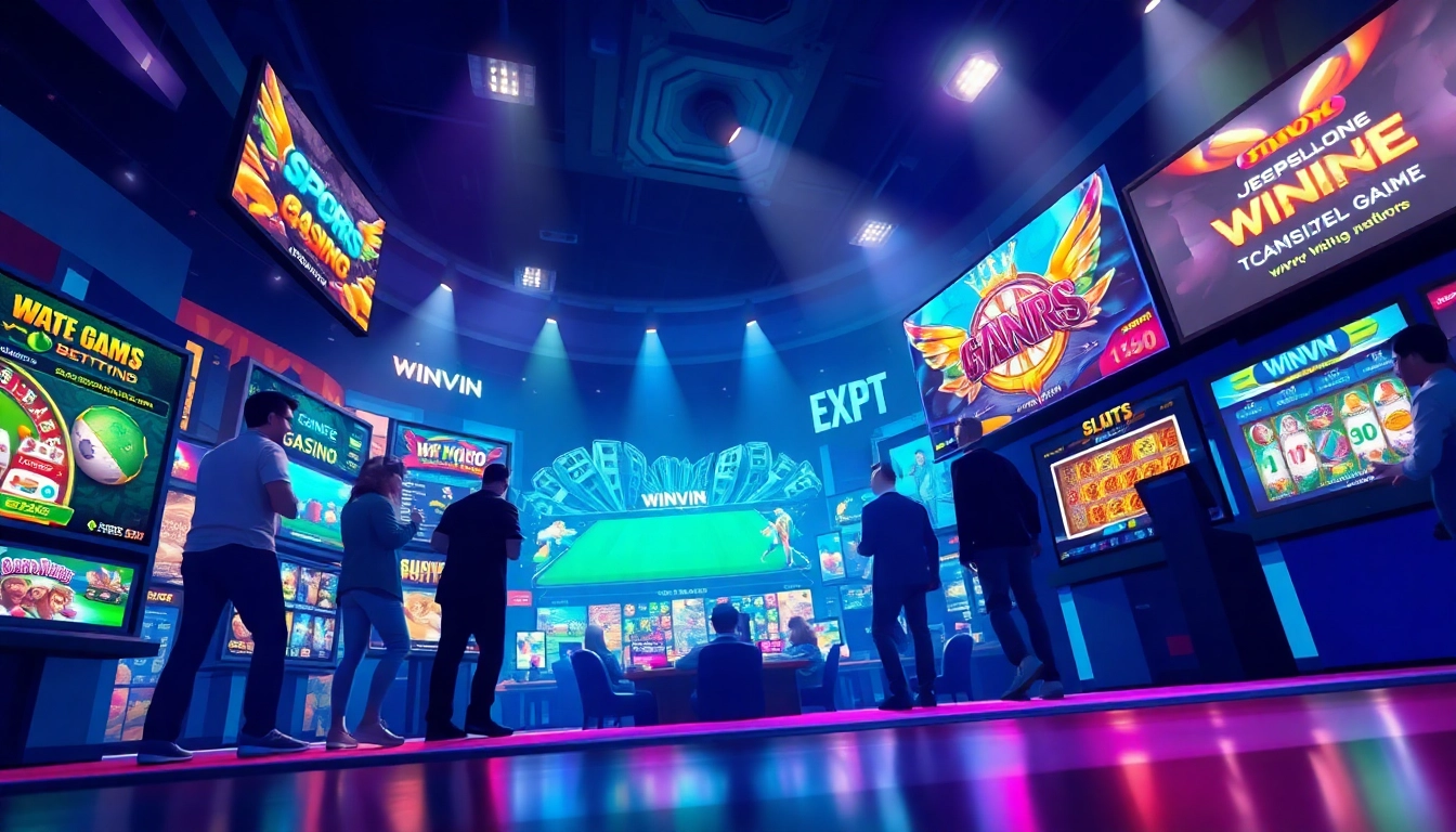 WINVN online gaming platform showcasing interactive bet options and vibrant interfaces.