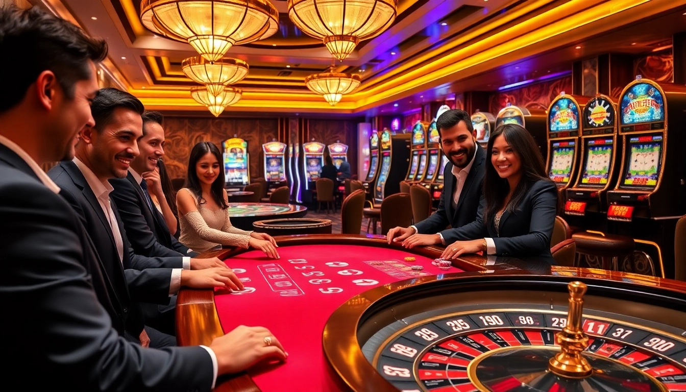 EE 88 players engaging at a vibrant casino table, showcasing excitement and professional gameplay.