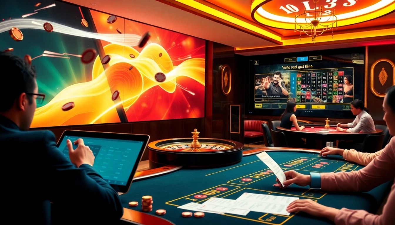 Vivez l'excitation du casino en ligne avec des tables vibrantes, des cartes et un gameplay élégant.