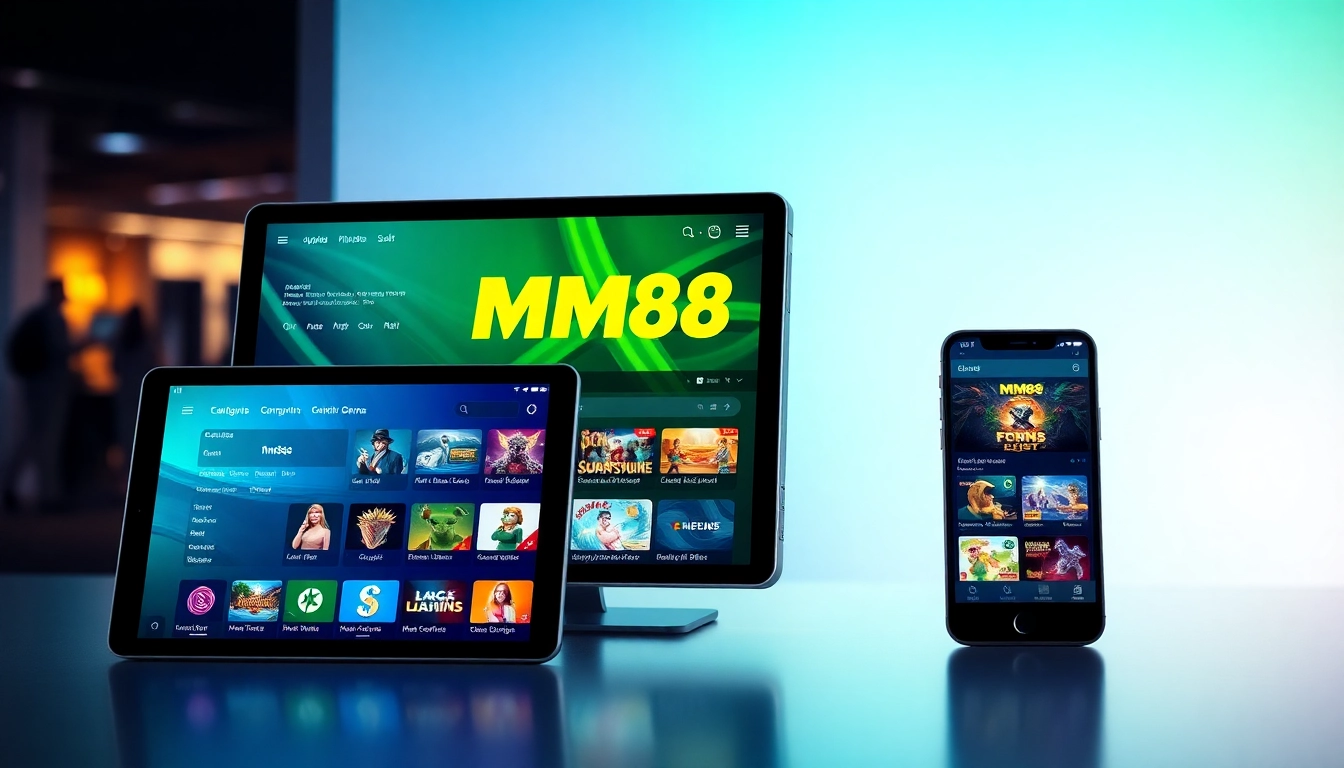 MM88 online gaming platform showcasing easy navigation and user-friendly design.